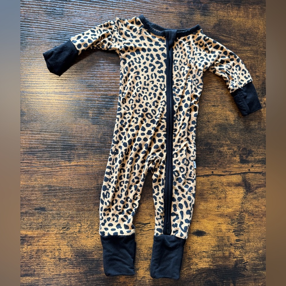 Little Sleepies - Classic Leopard Zippy